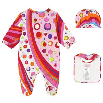 Baby Girls Multi-Coloured Fontane Babygrow Gift Set