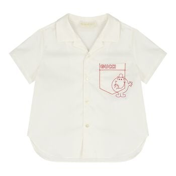 Baby Boys White Polo Shirt