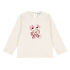 طقم تنورة وردي وعاجي للفتيات الصغيرات, 1, hi-res