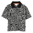 قميص أولاد بولو باللون الأسود و الابيض, 1, hi-res