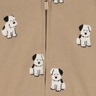 Younger Boys Beige, Ivory & Black Tracksuit ( 3 Piece ), 1, hi-res