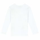 Boys White long sleeved Top, 1, hi-res