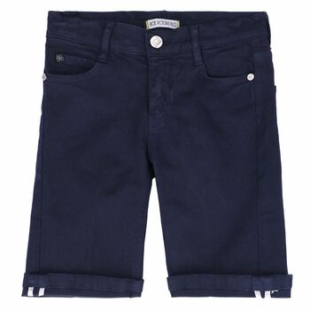 Boys Navy Bermuda Shorts