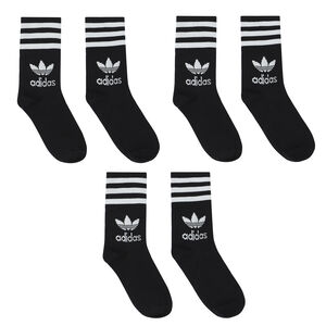 Black Logo Crew Socks ( 3-Pack )