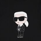 Boys Black Logo T-Shirt, 1, hi-res