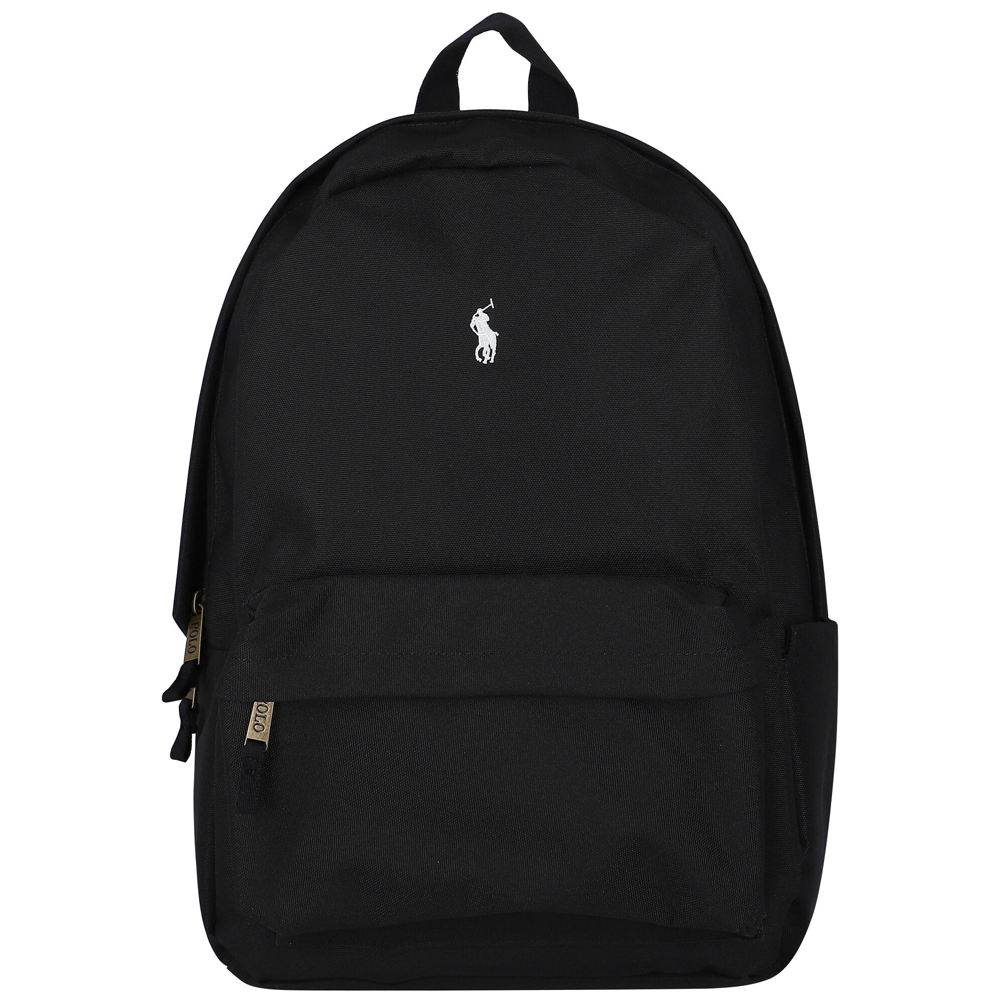 Ralph Lauren Black Logo Backpack | Junior Couture