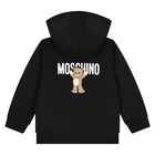 Younger Black Teddy Bear Logo Tracksuit, 4, hi-res