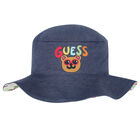 Blue & White Reversible Logo Hat, 1, hi-res