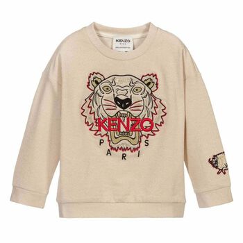 Girls Gold Tiger Sweatshirt