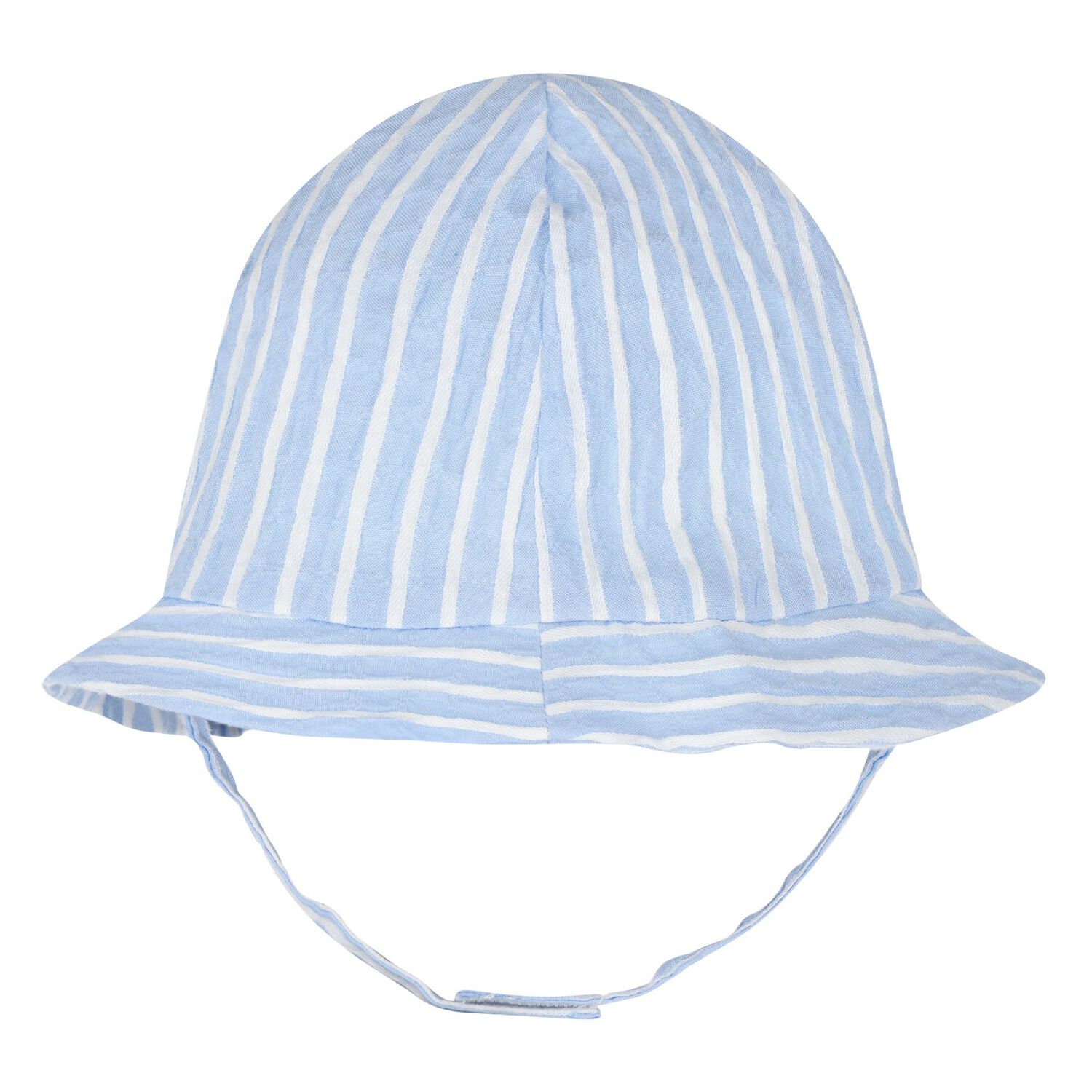 Baby Boys Blue & Ivory Striped Baby Romper Set, 2, hi-res image number null