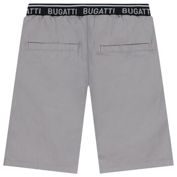 Boys Grey Logo Shorts 