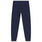 Girls Navy Blue Polo Bear Joggers, 1, hi-res