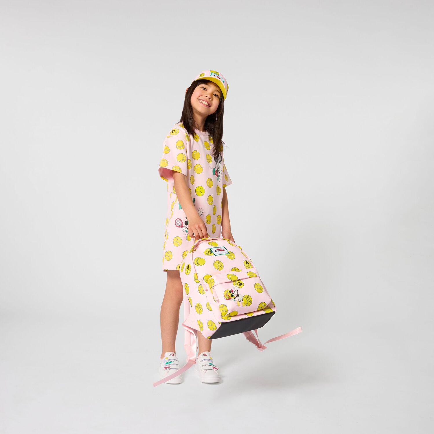 Girls Pink Disney Dress, 1, hi-res