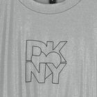 Girls Silver Logo Dress, 1, hi-res