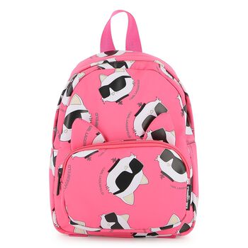 Girls Pink Choupette Backpack