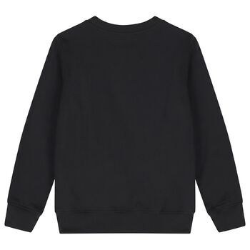Black Teddy Bear Logo Sweatshirt