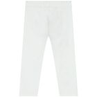 Younger Girls White Heart Leggings, 1, hi-res