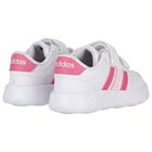 Girls White & Pink Breaknet 3.0 Trainers, 2, hi-res