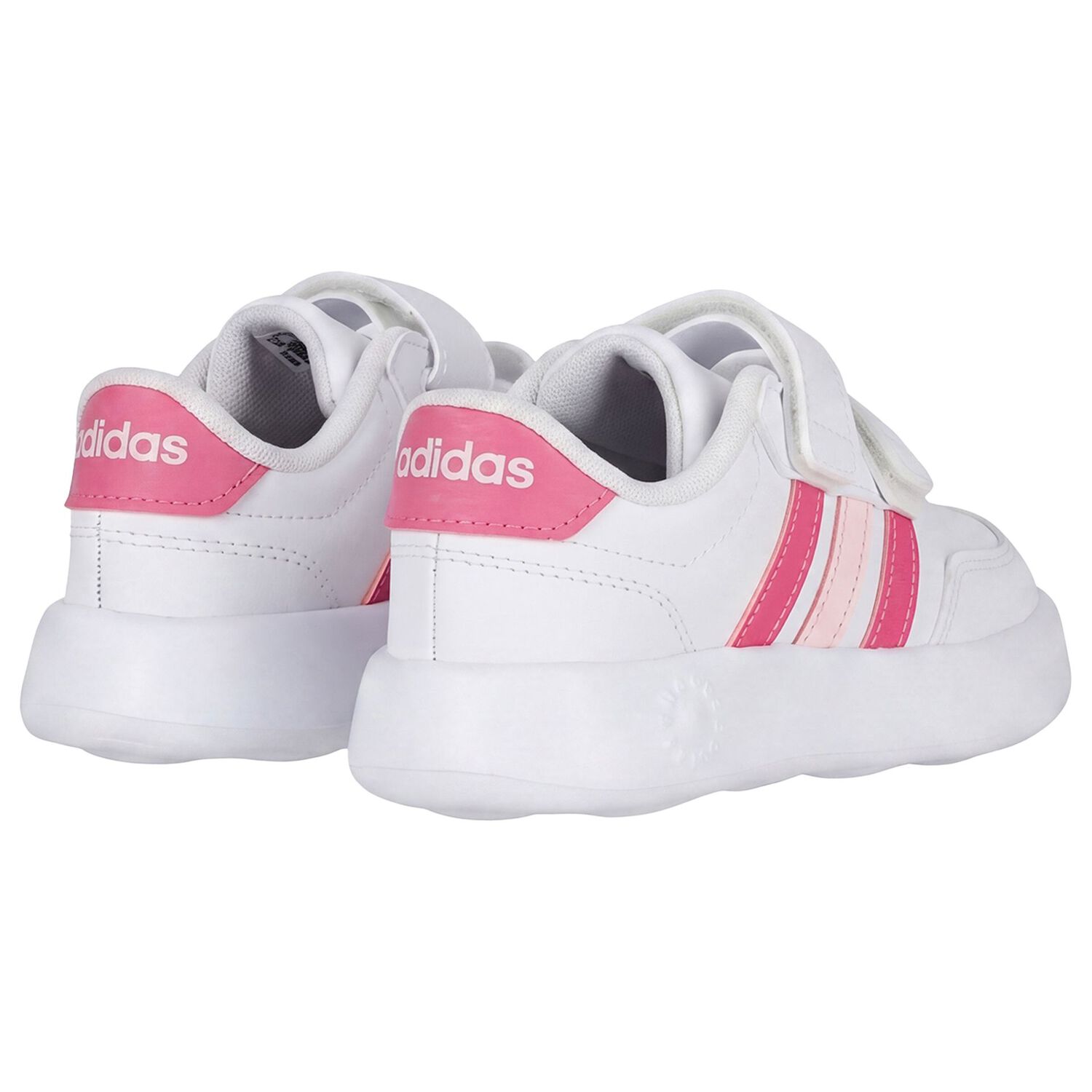 Girls White & Pink Breaknet 3.0 Trainers, 2, hi-res