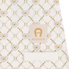 فستان بولو بنات بالشعار باللون العاجي, 1, hi-res