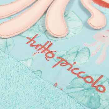 Sea Green Embroidered Towel