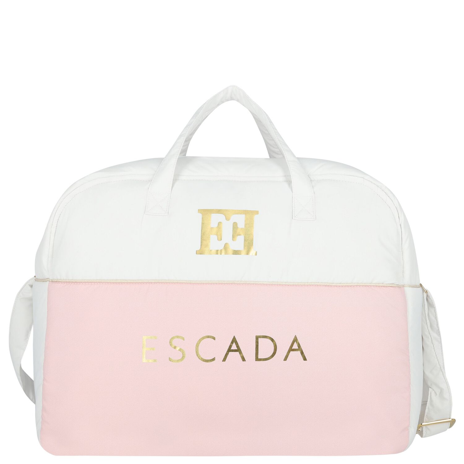 White & Pink Logo Baby Changing Bag, 2, hi-res