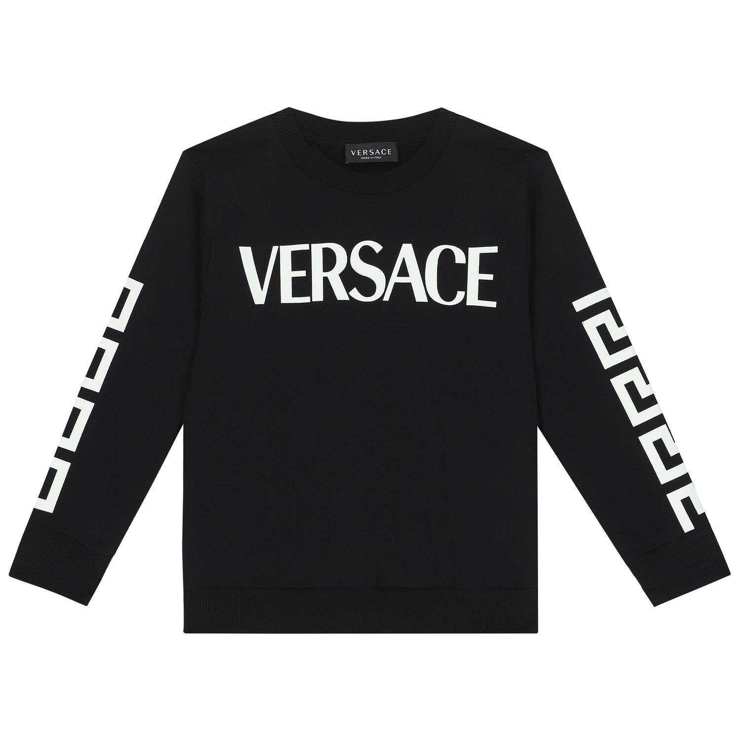 Black Logo Sweatshirt, 1, hi-res