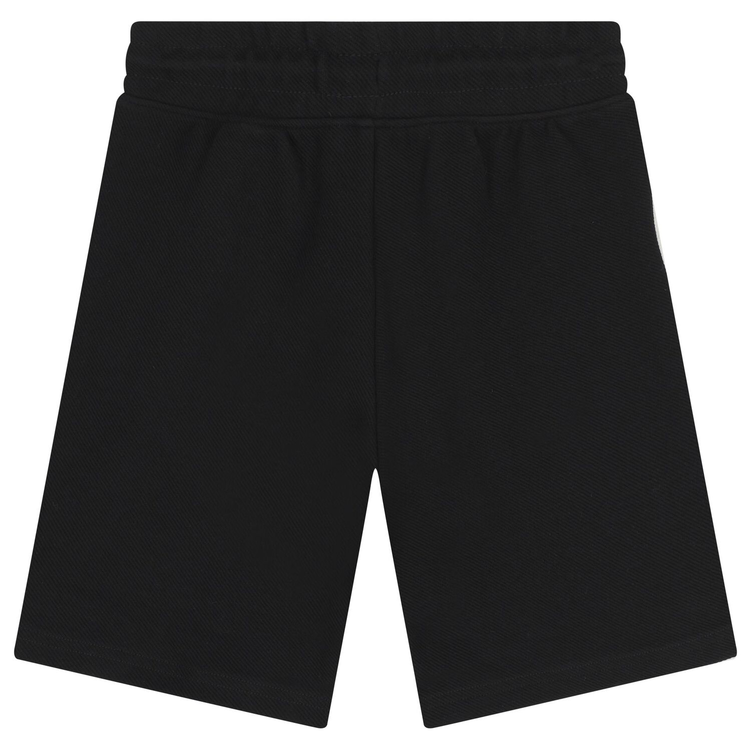 Boys Black Logo Shorts, 1, hi-res
