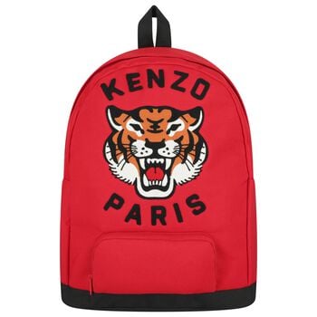 Red Tiger Logo Backpack