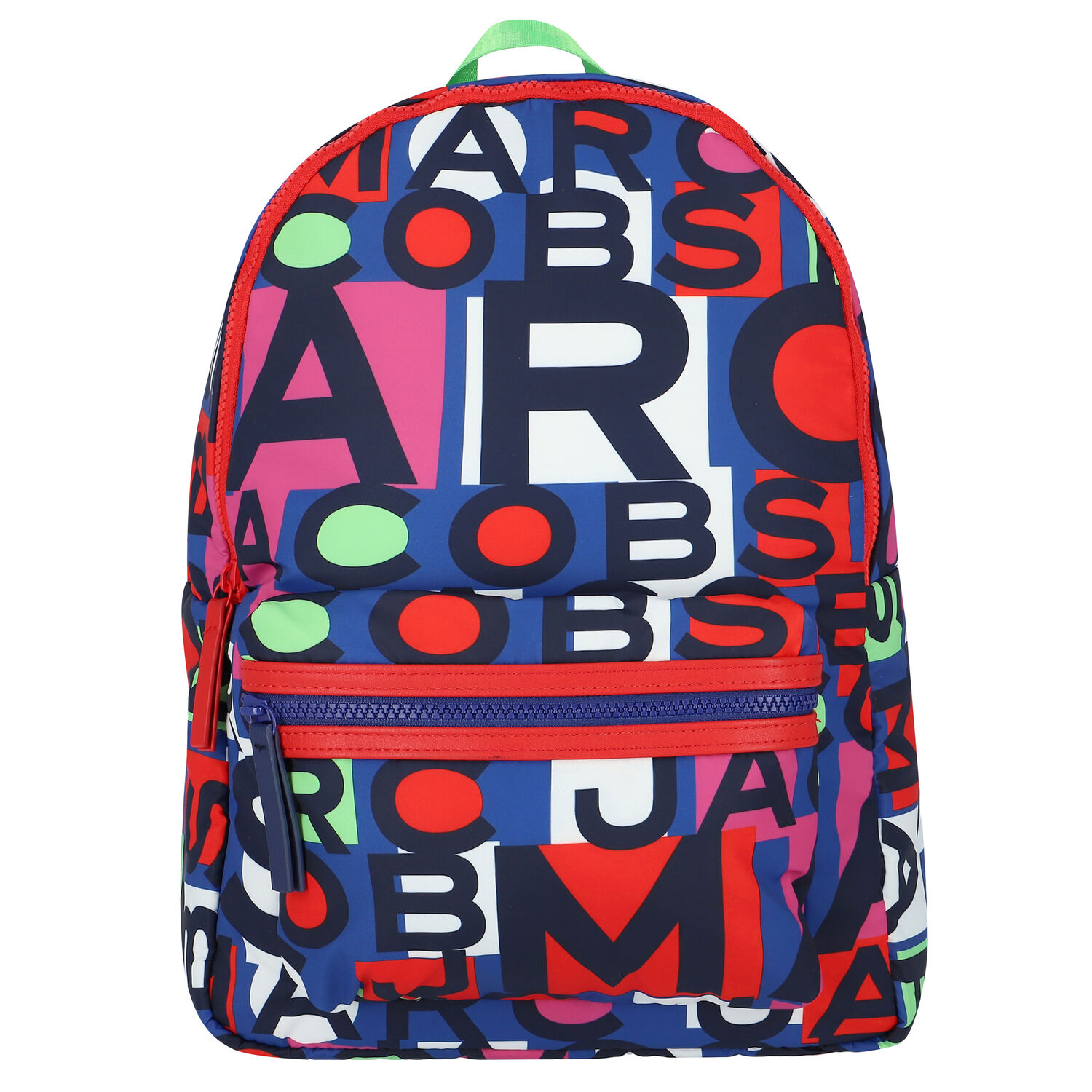 MARC JACOBS Boys Red & Blue Logo Backpack | Junior Couture USA display picture 1