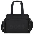 Mini Me Black Logo Baby Changing Bag ( 35cm ), 1, hi-res