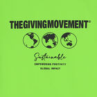 تيشيرت قصة واسعة بالشعار باللون الاخضر للأولاد والبنات, 3, hi-res