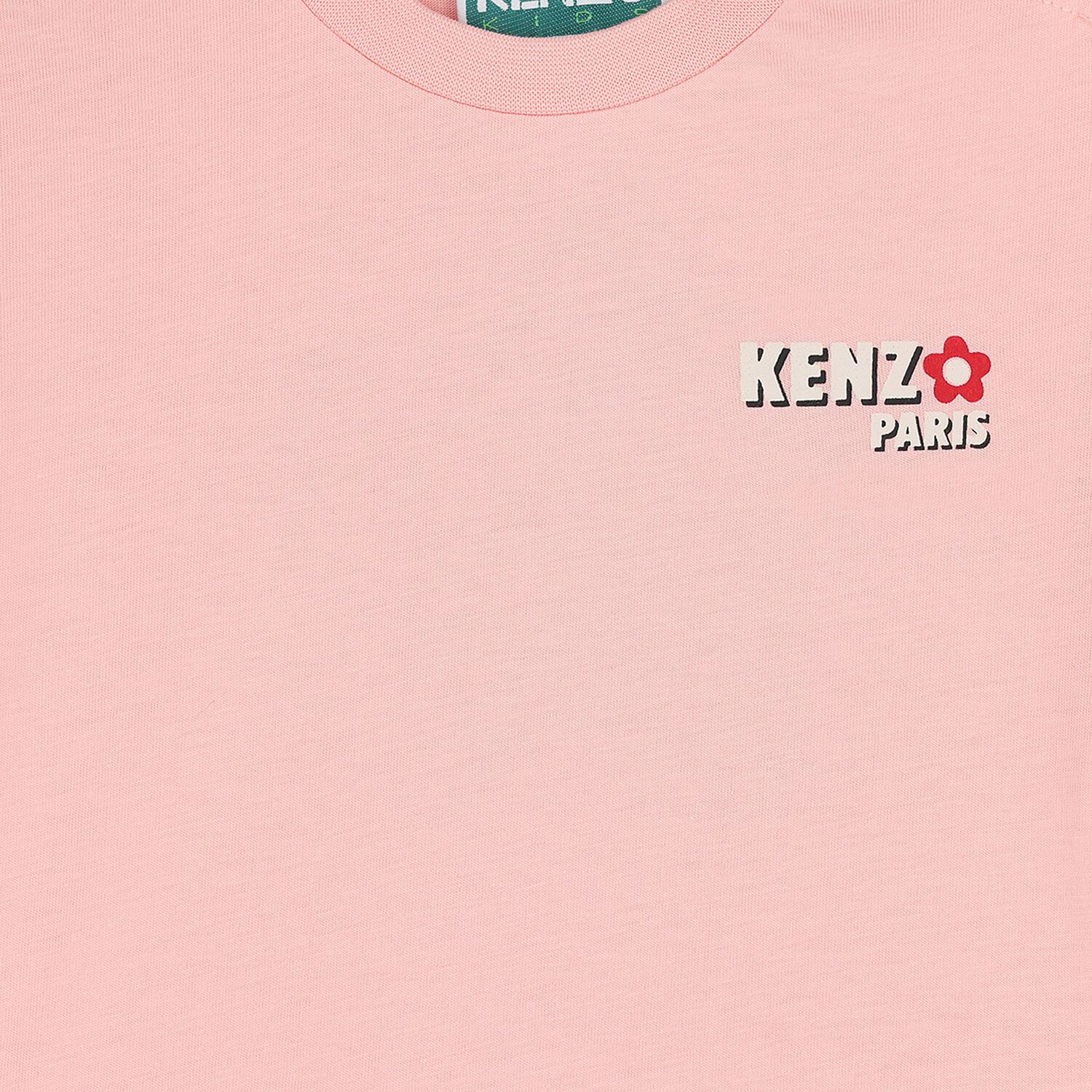 Younger Girls Pink Logo T-Shirt, 1, hi-res