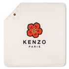 Ivory & Beige Boke Flower Baby Blanket, 1, hi-res