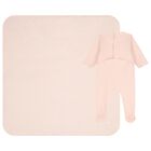 Baby Girls Pink Logo Babygrow Gift Set, 1, hi-res