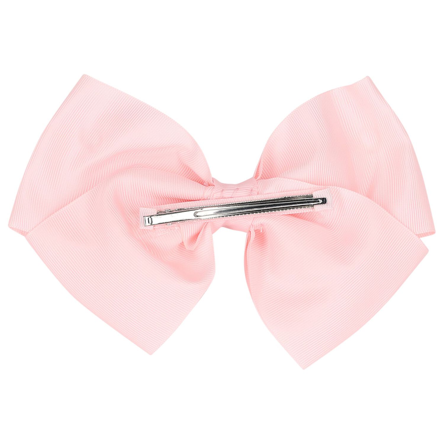 Girls Pink Bow Hairclip, 1, hi-res