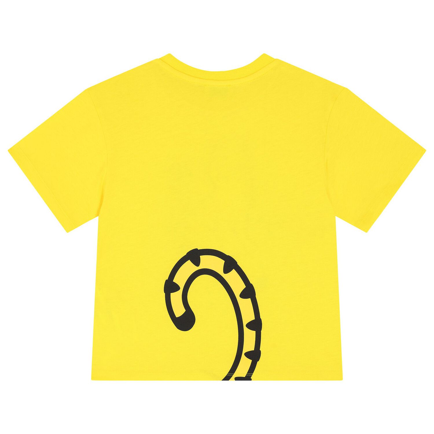 Girls Yellow Tiger Logo T-Shirt, 1, hi-res