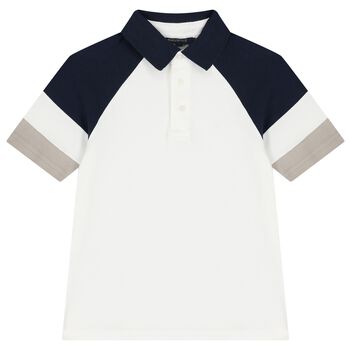 Boys White Polo Shirt