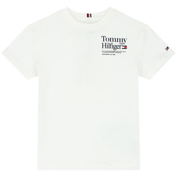 Boys White Logo T-Shirt