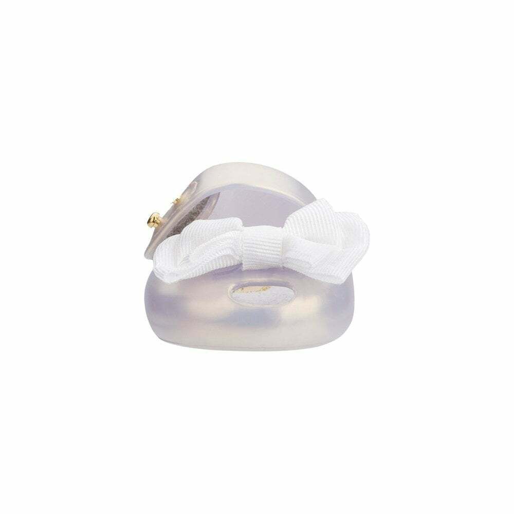 Mini Melissa Baby Girls Pearl White Bow Shoes Junior Couture