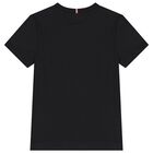 Boys Black Logo Shorts Set, 1, hi-res