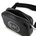 Girls Black Rhinestone Logo Leather Handbag ( 17CM ), 1, hi-res