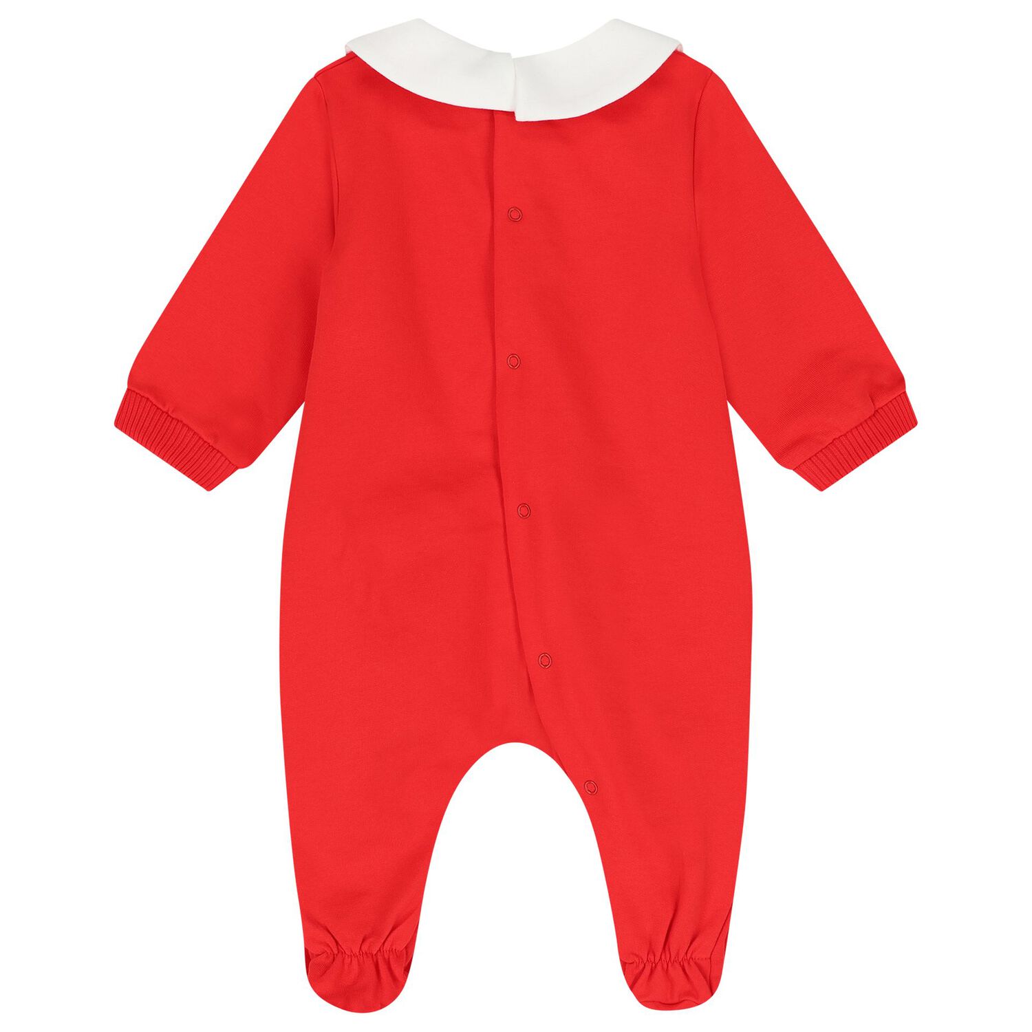 Red Christmas Teddy Bear Babygrow, 2, hi-res