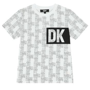 White & Black Logo T-Shirt