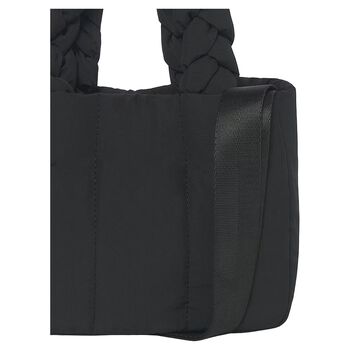 Girls Black Logo Handbag ( 18cm )