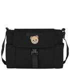 Black Teddy Bear Logo Baby Changing Bag ( 40CM ), 1, hi-res