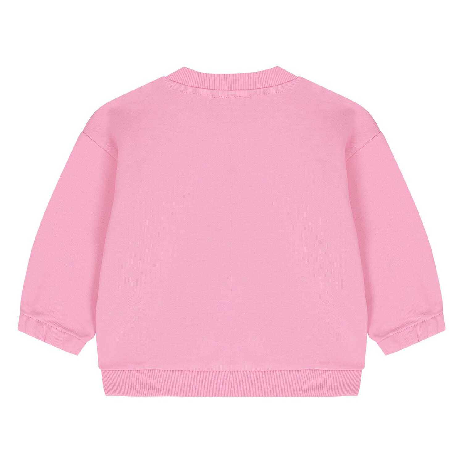 طقم اطفال رياضي مزين بالزهور باللون الوردي للبنات , 1, hi-res