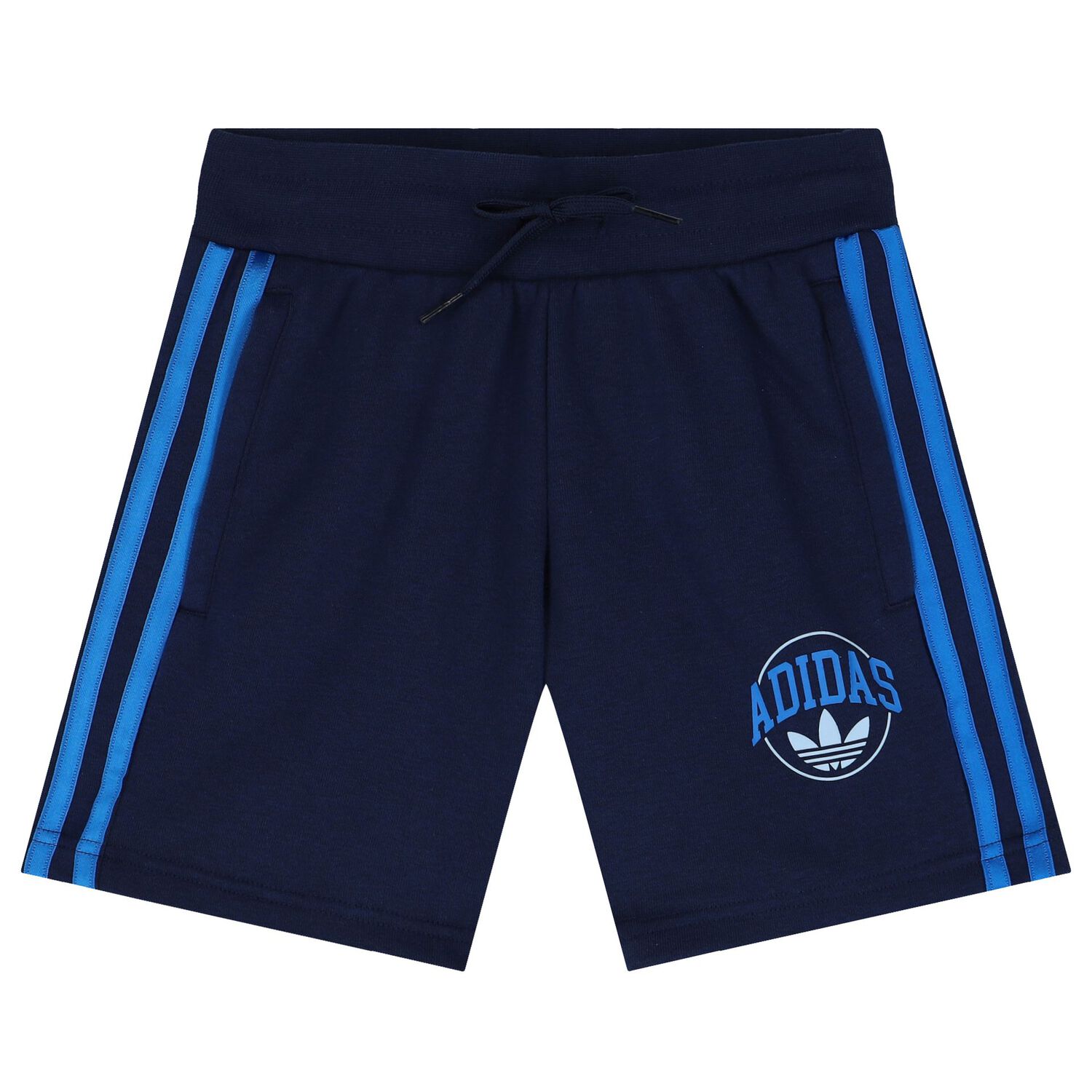 White & Blue Logo Shorts Set, 2, hi-res image number null