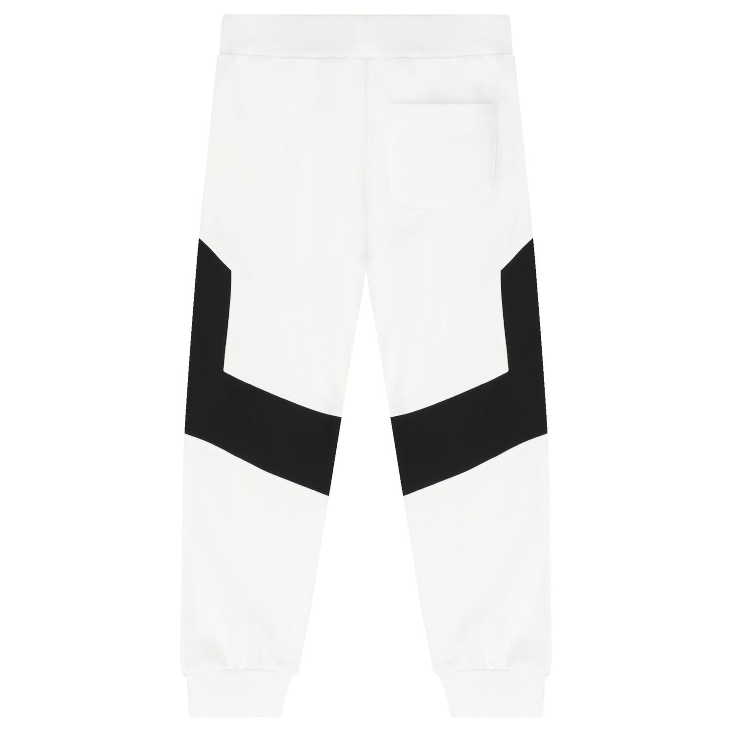 White & Black Logo Joggers, 1, hi-res image number null