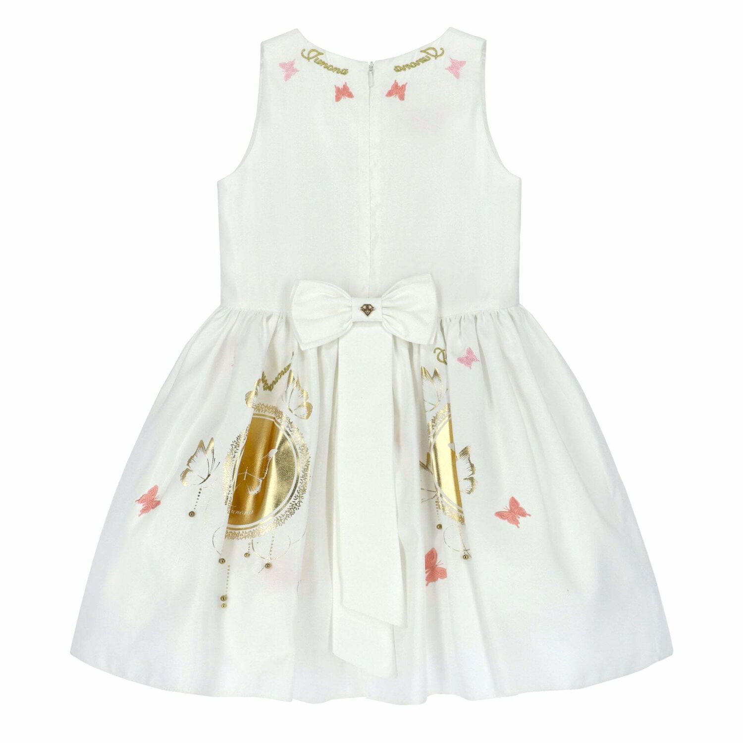 فستان عيد باللون الابيض والذهبى, 1, hi-res image number null